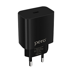 Сетевое ЗУ 1Type-C PERO TC03 PD 18W черный