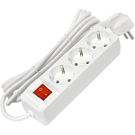 Сетевой удлинитель 10.0м DOMTOK 3гн.,ПВС 3*1  3,5кВт с/з, выкл.