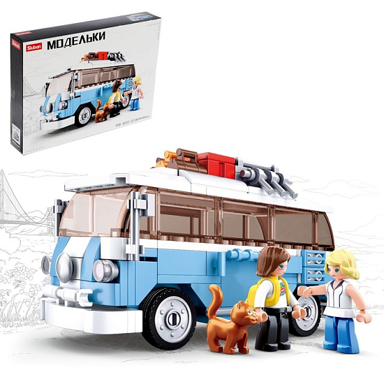 Конструктор SLUBAN Модельки «Минивен», 227 деталей