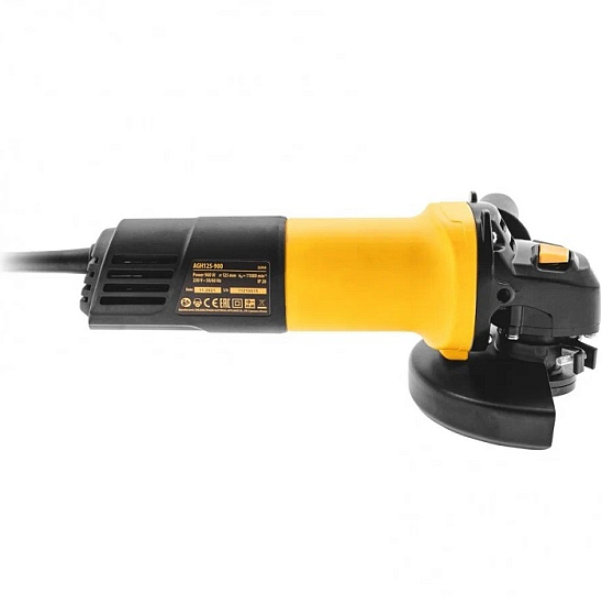 Угловая шлифовальная машина DENZEL AGH125-900, 900 Вт, 125мм, 11000 об/мин