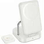 Внешний АКБ HOCO СQ16 (10000 mah) молочный, PD 20W 4в1 