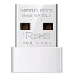 Адаптер WiFi Mercusys MW150US USB 2.0 (ант.внутр.) 1ант.