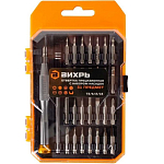 Отвертка прецизионная с набором насадок, 31 предмет в кейсе ВИХРЬ 73/6/2/15