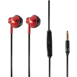 Наушники FAISON HP-153, Bun, красный, чёрный