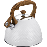 Чайник 2,8л REGENT Linea TEA со свистком белый