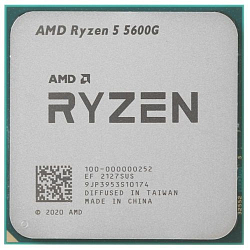 Процессор AMD Ryzen 5 6C/12T 5600G (4.4GHz, 19MB,65W,AM4) tray with Radeon Graphics