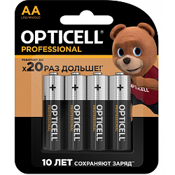 Элемент питания OPTICELL LR06 PROFESSIONAL BL-4 (4/48/192/16128)