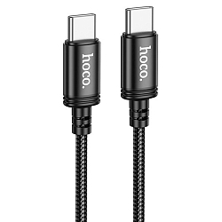 Кабель Type-C <--> Type-C  1.0м HOCO X89 Wind, чёрный