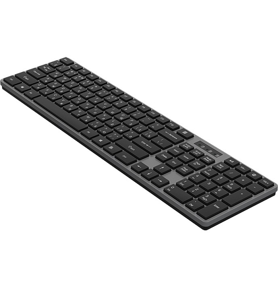 Клавиатура БП MAXVI KWS-02 черно-серая