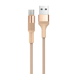 Кабель USB <--> microUSB  1.0м BOROFONE BX21 Outstanding, золотой