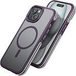 Силиконовый чехол HOCO для iPhone 15, AS5, цвет: фиолетовый