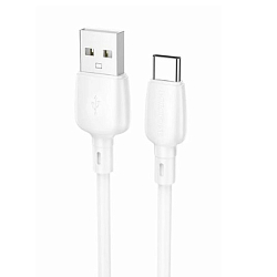 Кабель USB <--> Type-C  0.25м BOFOFONE BX93 Super, белый, PD27Вт