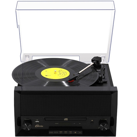 Виниловый проигрыватель RITMIX LP-400B Black