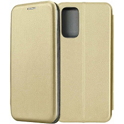 Чехол футляр-книга NONAME для Samsung Galaxy A13 матовый, золото