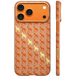 Задняя накладка PITAKUKA для iPhone 17 Pro Max рыжий