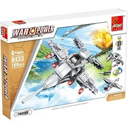 Конструктор PEIZHI «Истребитель», 169 деталей, 3 варианта сборки