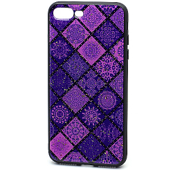 Силиконовый чехол STELLAR для iPhone 7/8 Plus (002), принт с блестками