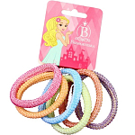 Резинка для волос "Милена" (набор 4 шт) пружинка петельки, 4 см, микс   9887965