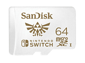 MicroSD 64Gb SanDisk Class 10 Nintendo Cobranded V30 A1 UHS-I U3 (100/60 Mb/s) без адаптера