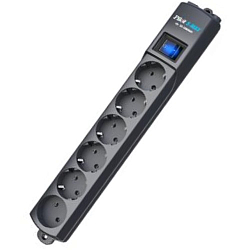 Сетевой фильтр  3.0м ZIS Pilot S Max (5 euros + 1GP), 15A/3.5kVA, automatic, graphite