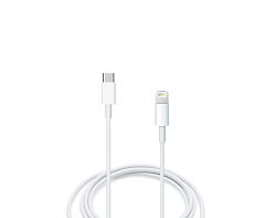 Кабель Lightning <--> Type-C  1.0м белый в техпаке