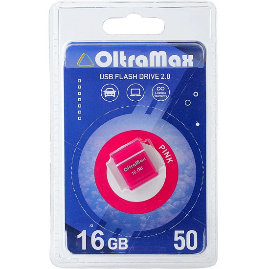 USB 16Gb OltraMax Drive 50 Mini series розовый