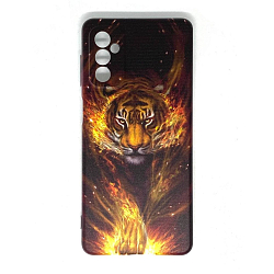 Задняя накладка GRESSO. Коллекция Тигр 1 для Samsung Galaxy M52 прозрачный