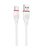 Кабель USB Type-C 1.0м Borofone BX17 Enjoy белый