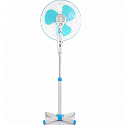 Вентилятор напольный Centek CT-5004 Blue, 40Вт, (2шт./уп, LED, 43см, 1.25м, лучевая решетка