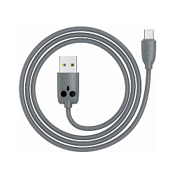 Кабель USB <--> Type-C  1.0м HOCO KX1 серый