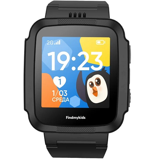 Умные часы FINDMYKIDS Pingo Black (RUS)