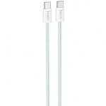 Кабель Type-C <--> Type-C  1.0м HOCO X104 Source, зеленый, 60W