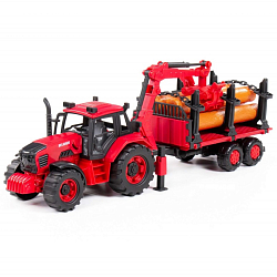 Трактор ПОЛЕСЬЕ BELARUS с лесовозом и манипулятором 96494