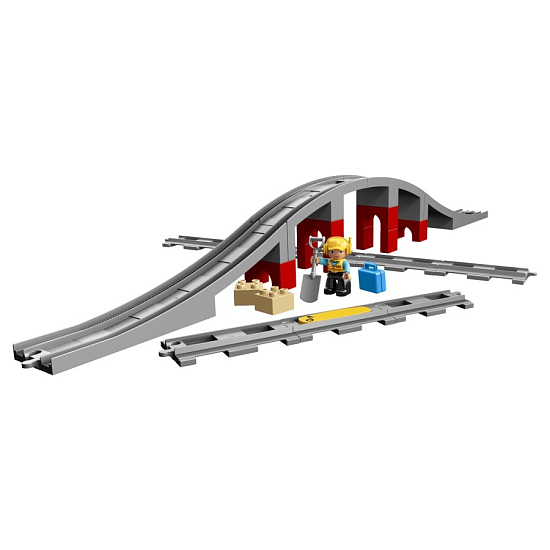 Конструктор LEGO DUPLO 10872 Town Железнодорожный мост