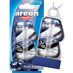 Ароматизатор AREON Auto Черный лед подвесной гелевый
