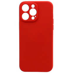 Силиконовый чехол SILICONE CASE NEW ERA для iPhone 14 Pro Max красный