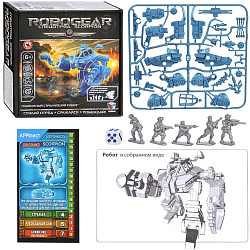 Игровой набор серии ROBOGEAR «Спецотряд SCORPION» (робот+пилот+5 солдатиков) 09516
