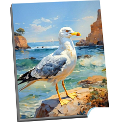 Картина по номерам 40х50 "Чайка на море" (29 цветов) УТМ01491985