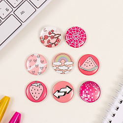 Набор значков на одежду, рюкзак, сумку «Розовые», 8 шт., d=25 мм 10331503