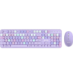 Клавиатура+мышь БП AULA AC306 Purple-Colorful