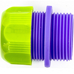 Соединитель пластмассовый для шланга 1/2", с внешней резьбой 3/4"// Palisad 66145