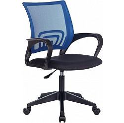 Кресло БЮРОКРАТ CH-695NLT синий TW-05 сиденье черный TW-11, сетка/ткань, крестовина пластик