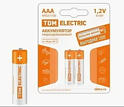 Аккумулятор TDM R03 1100mAh BP-2