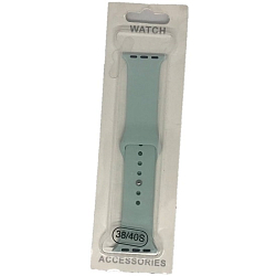 Силиконовый ремешoк NONAME для Apple Watch 38/40mm мятный