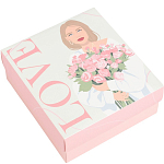 Подарочный набор термос и носки 3 пары KAFTAN "Love", размер 36-39 (23-25 см) 7696203