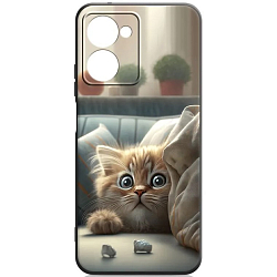 Силиконовый чехол DF для Realme 10 Pro (5G) DF rmCase-28 (black) Art1021