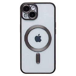 Задняя накладка SM027 SafeMag для iPhone 13 (black) (232372)