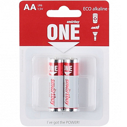 Элемент питания SMARTBUY LR06 BL-2 ONE ECO (2/24/240)