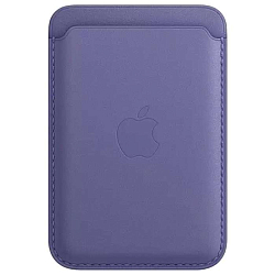 Кошелек для карт MagSafe Leather Wallet для iPhone (№9 Сиреневый) (с лого)