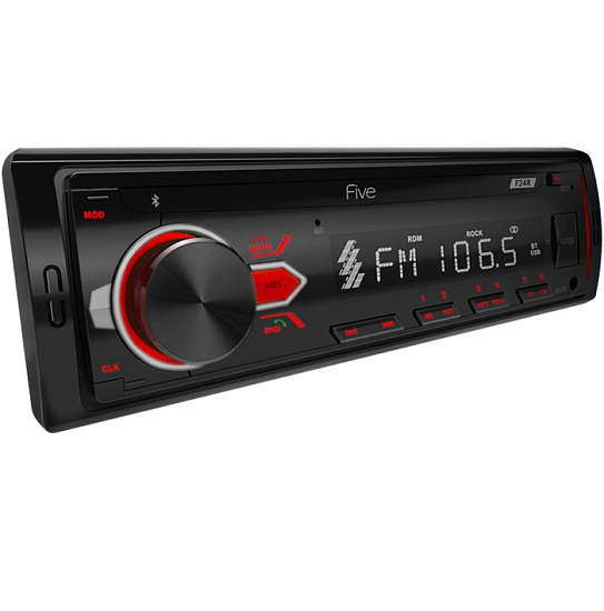 Автомагнитола FIVE F24R красная
